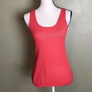 Fossil Diamond Shaped Knitted Tank Top Size L